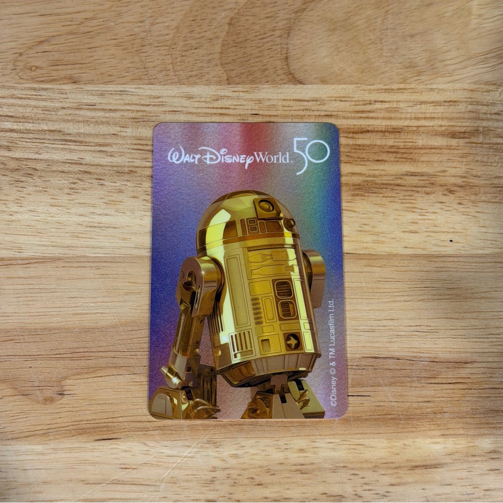 Disney R2-D2 Hotel Room Key Card | Star‎ Wars Collectible